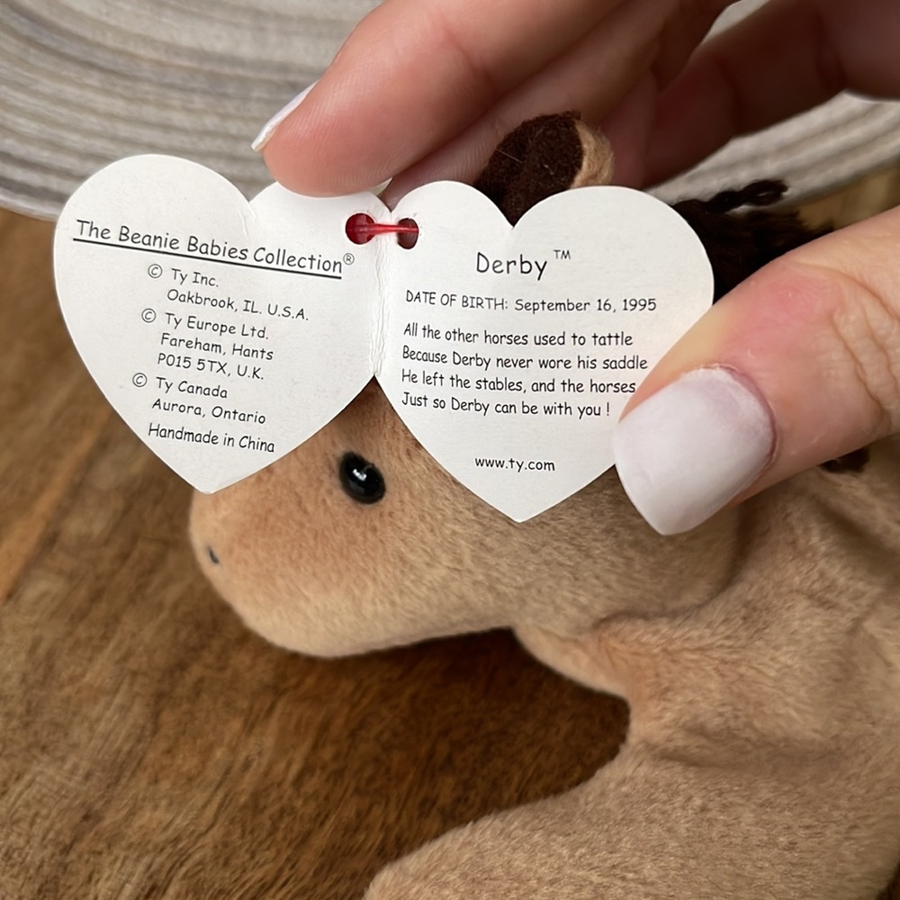 Ty Beanie Baby Derby the Horse - Picture 7 of 10